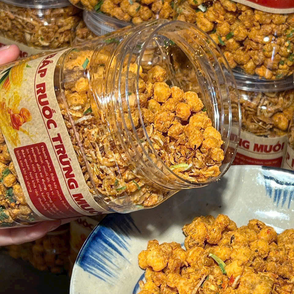 Bắp rang trứng muối