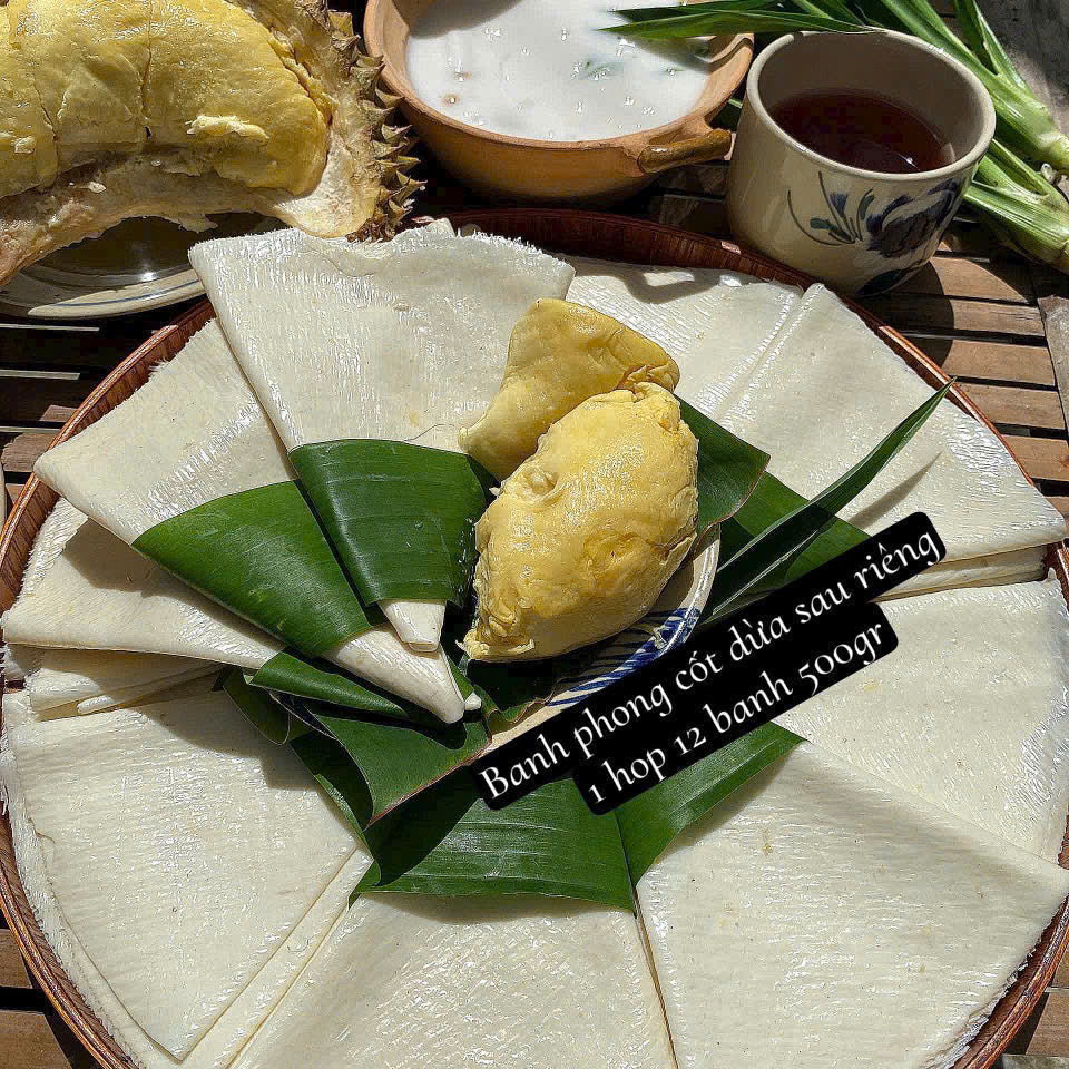 Bánh phồng sữa Coconut vị sầu riêng 500gr