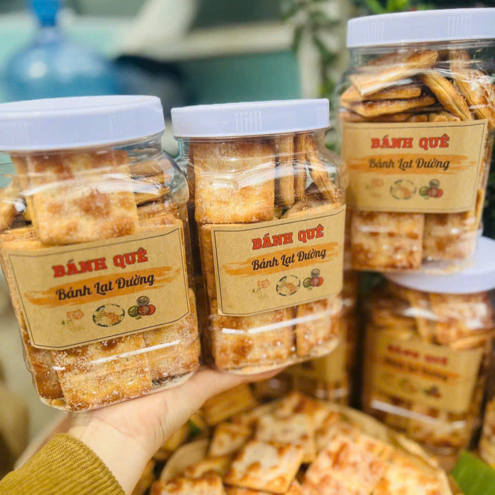 Bánh lạt đường tuổi thơ 450gr