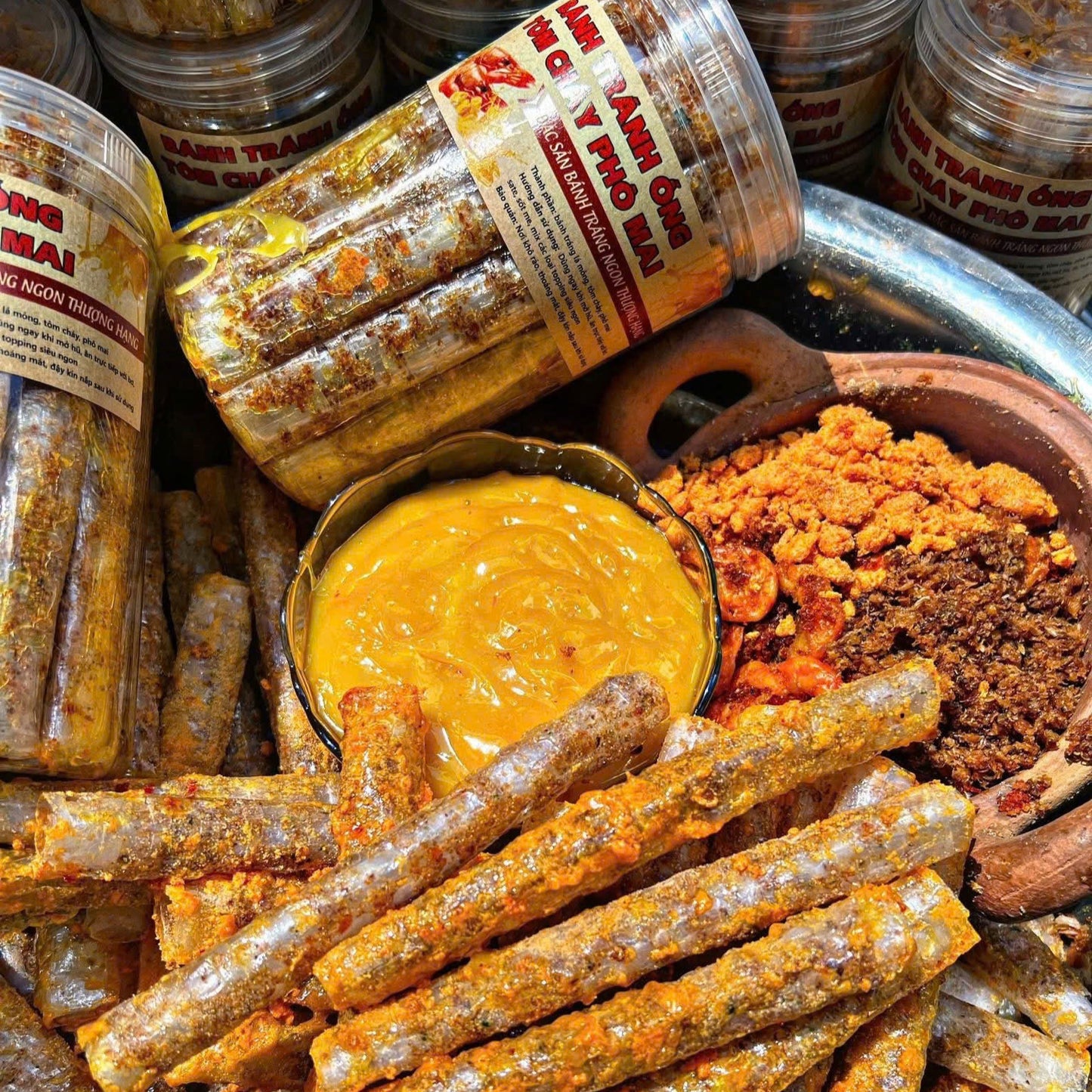 BÁNH TRÁNG ỐNG RUỐC CHAY PHOMAI