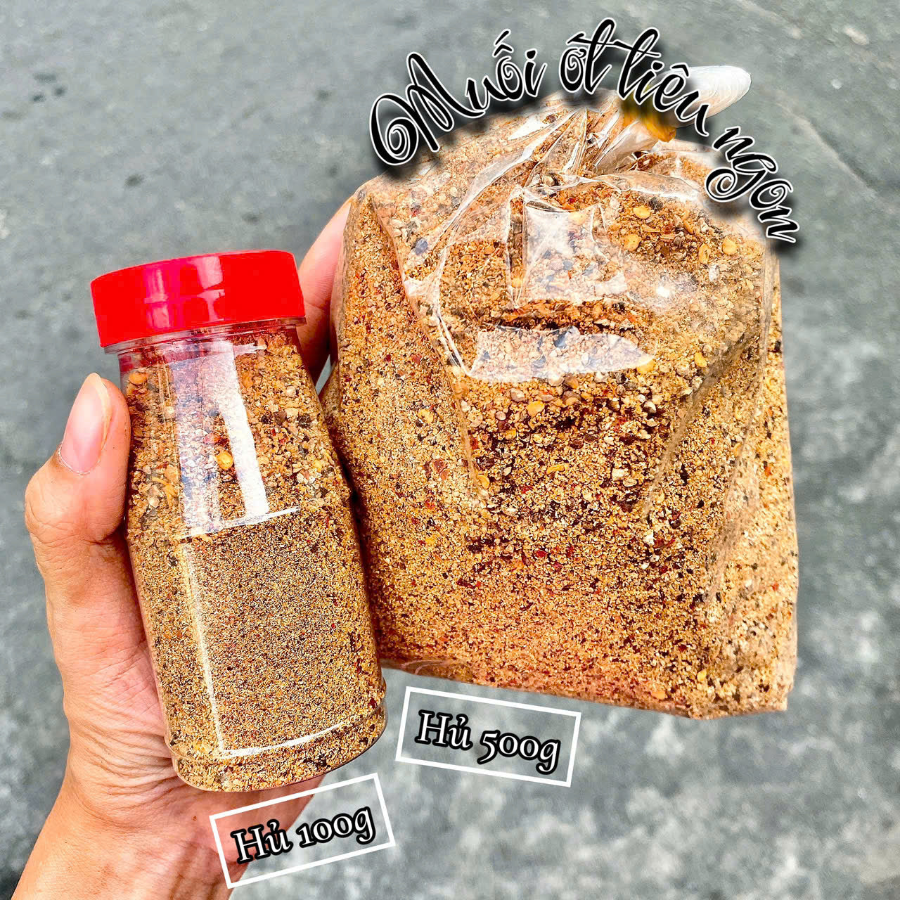 Muối ớt tiêu , 500 gr