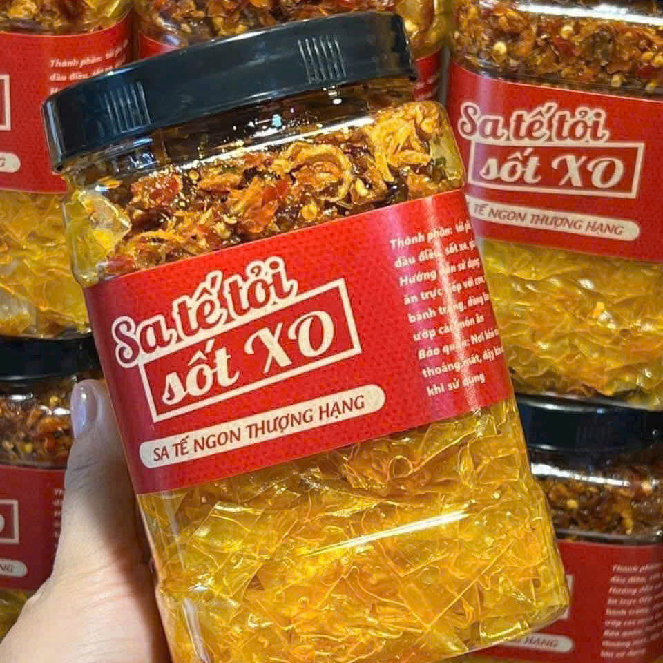 Bánh tráng sate trộn sốt XO