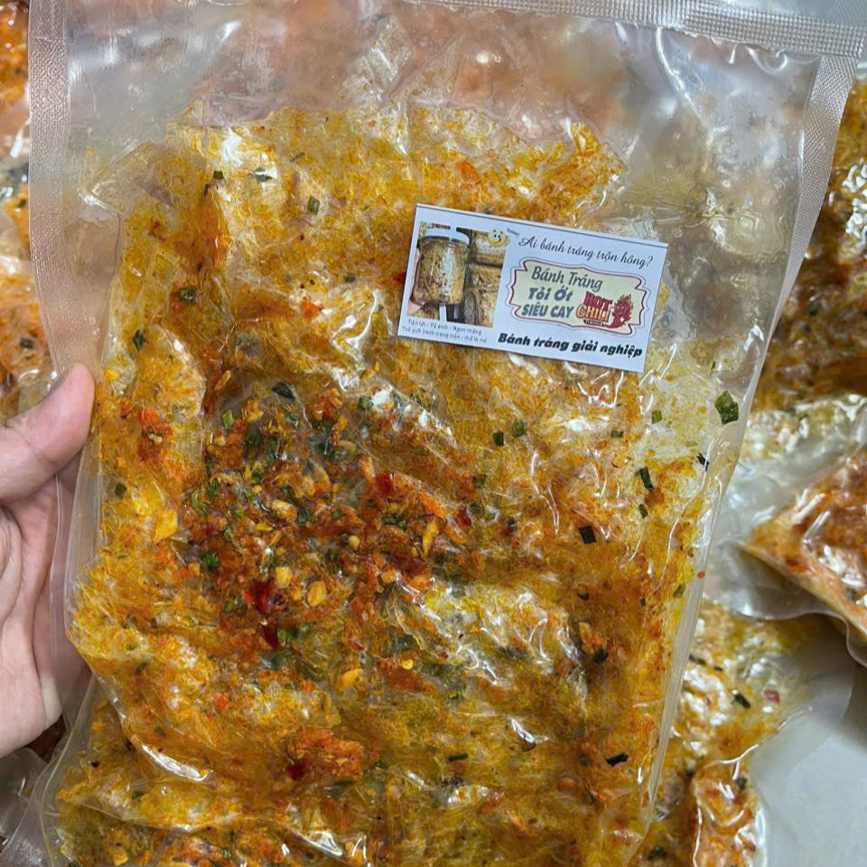 Bánh tráng trộn ớt siêu cay 300gram
