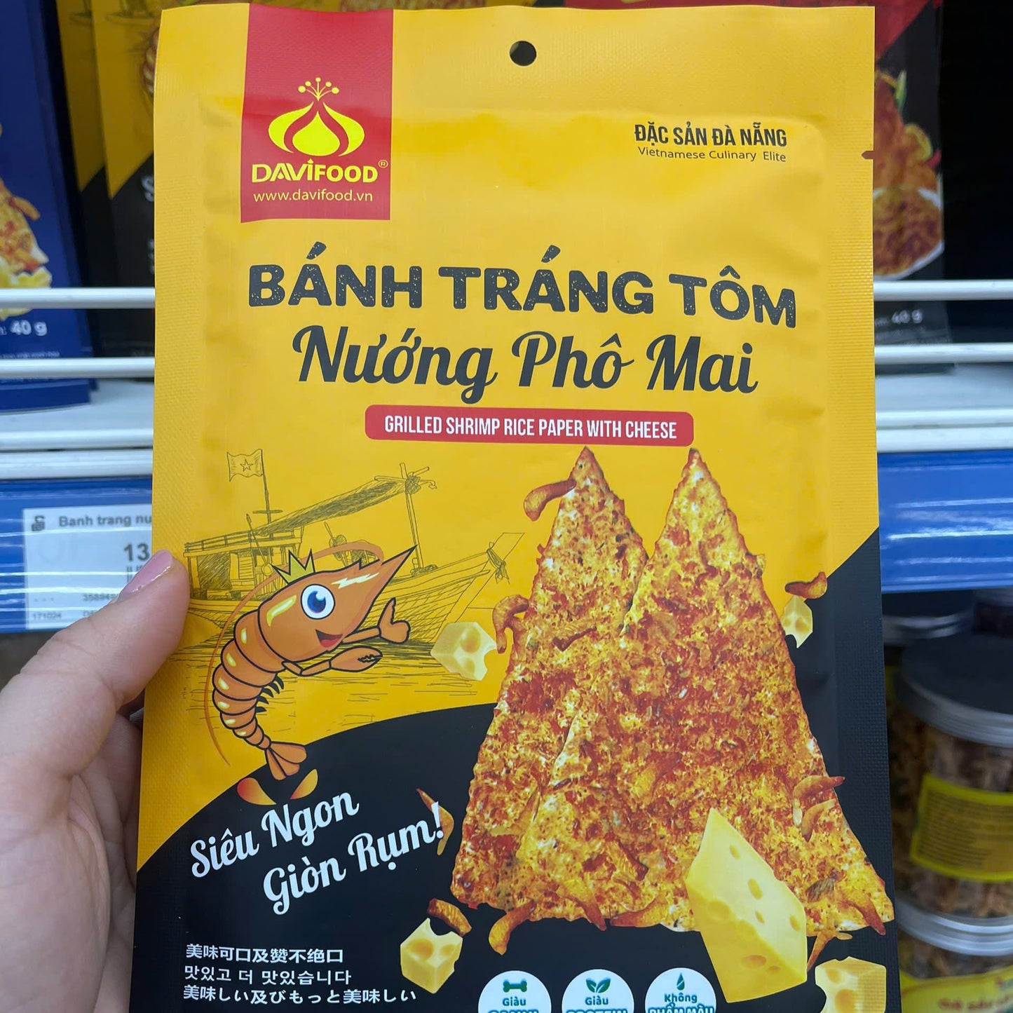 Set bánh tráng nướng 4 vị , 4 gói/set