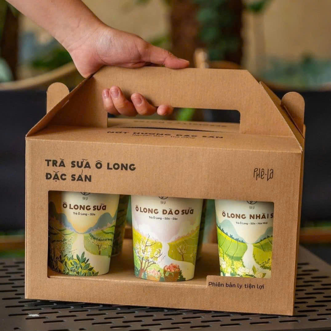 Set tra sữa 6 ly - 6 vi cua Phê La