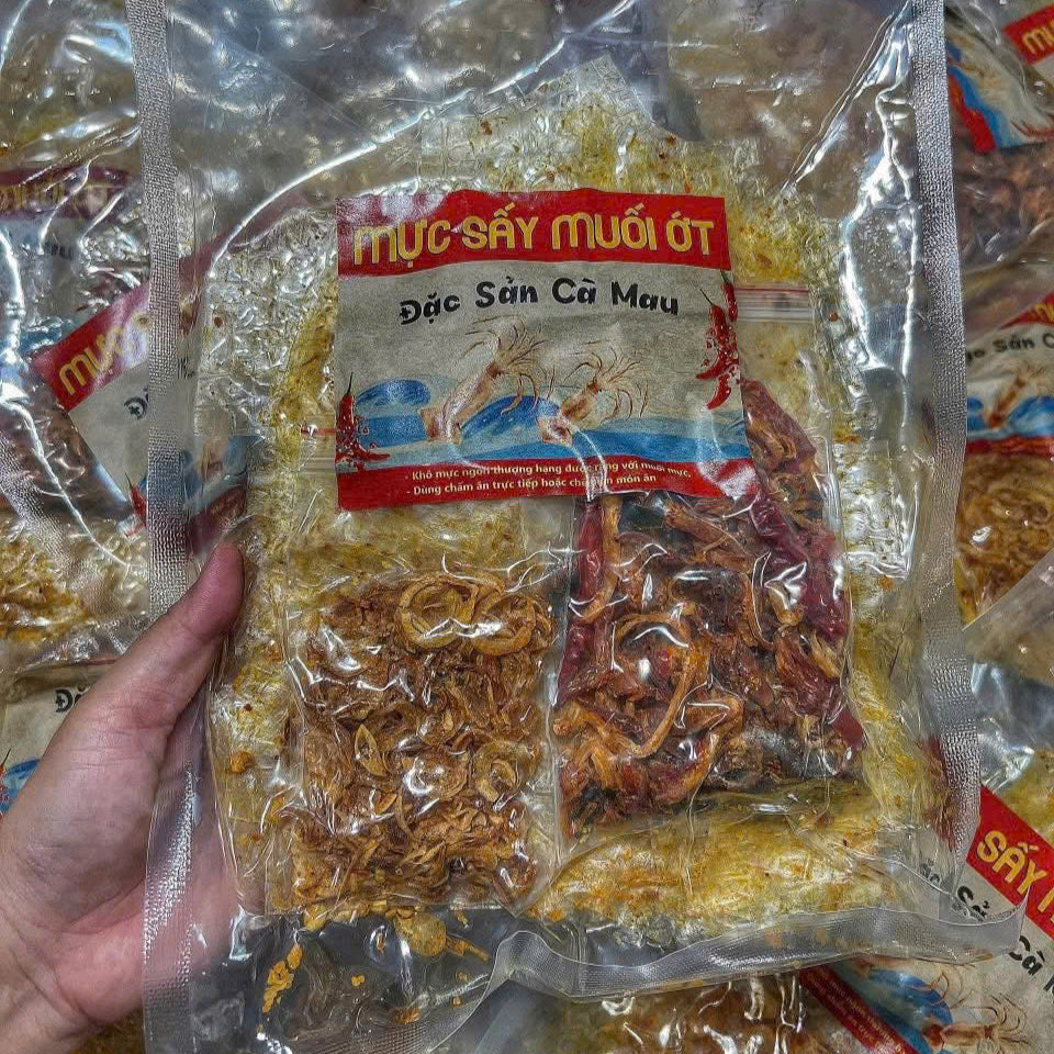 BÁNH TRÁNG MỰC SẤY MUỐI ỚT