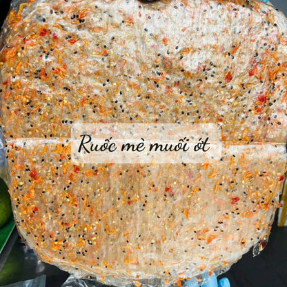 Banh trang ruốc mè muối ot  , 500gram