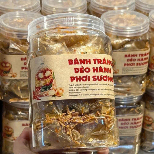Bánh tráng dẻo hành phơi sương