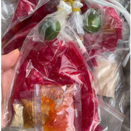 xâu bánh tráng Thanh Long bơ sữa ( 10 bịch/xâu )