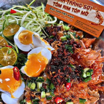 BÁNH TRÁNG SỢI TÔM RIM TÓP MỠ 350 Gr
