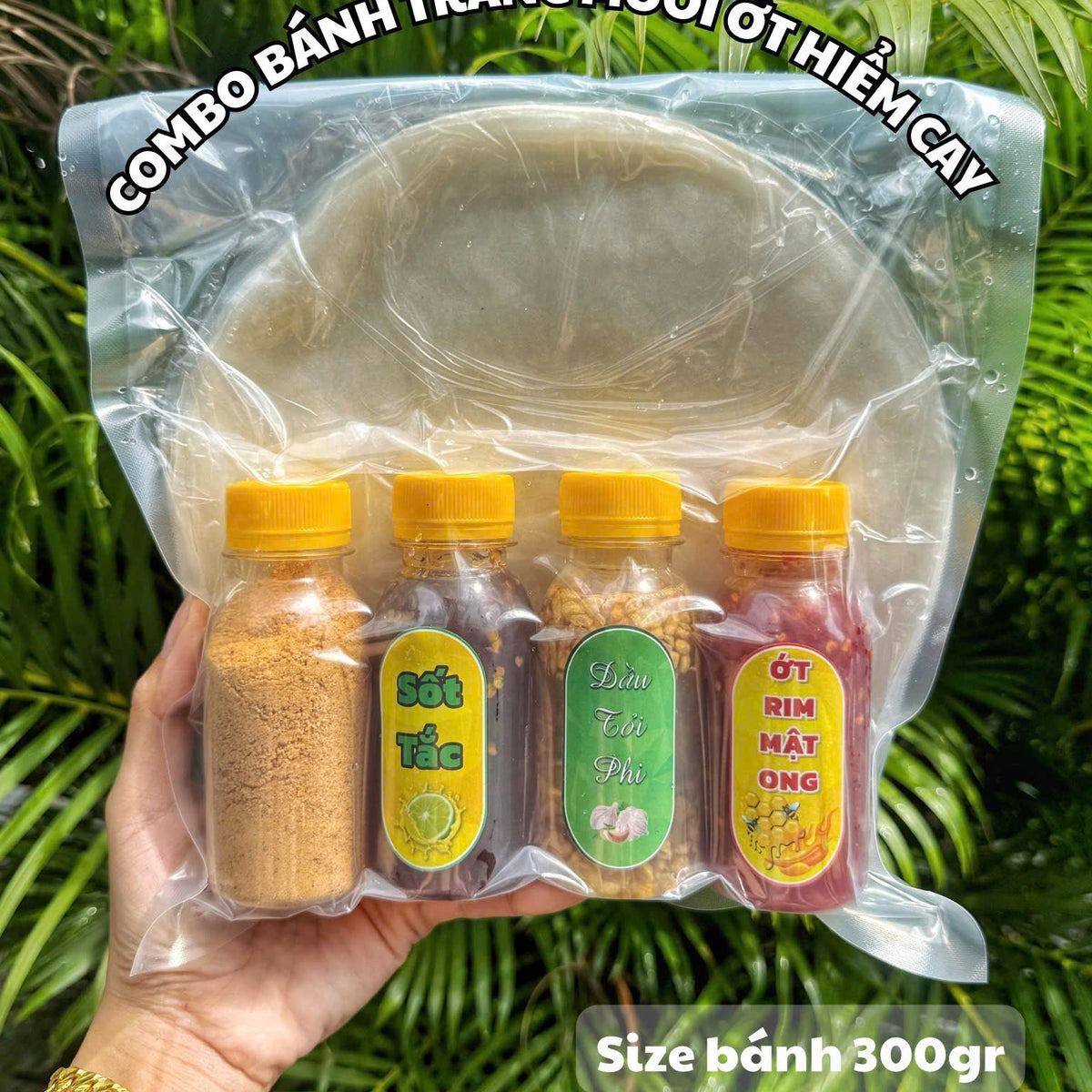 Combo bánh tráng set muối ớt hiểm