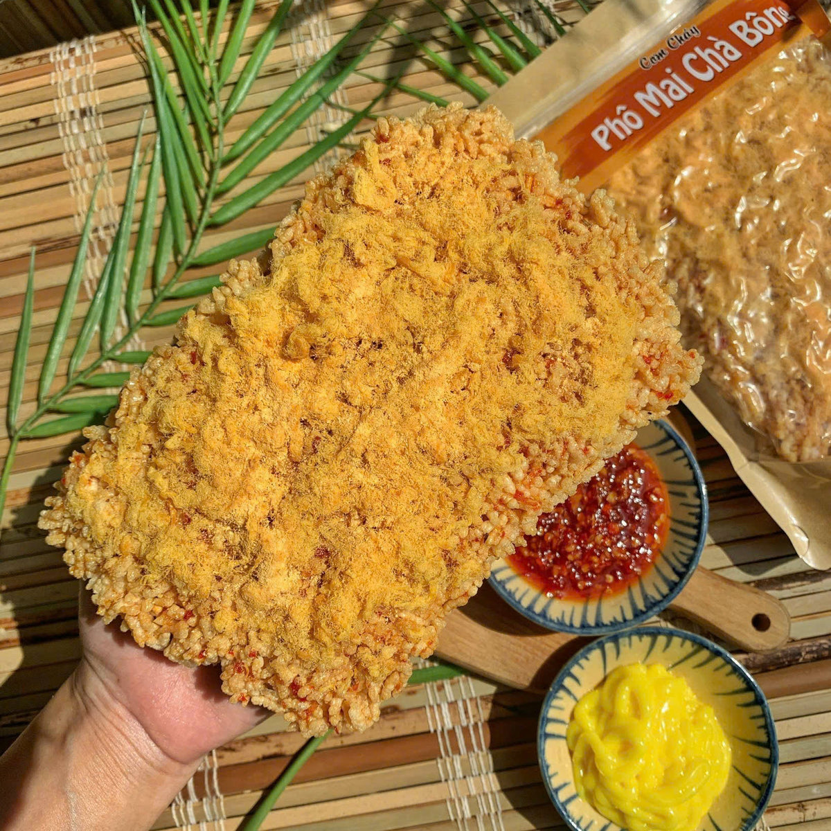Cơm cháy phô mai chà bông , 250 gram