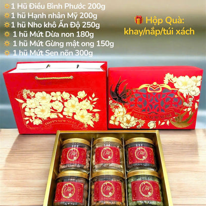 Set tet Xum Vầy 2026  6 hộp quà