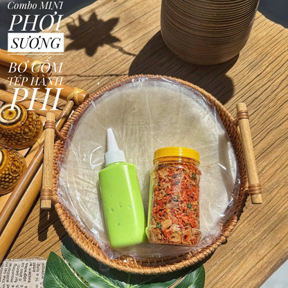 Set bt bơ cốm xanh