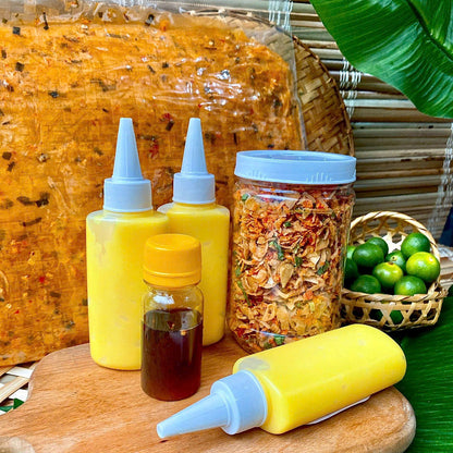 COMBO SIÊU BƠ ( bánh phơi sương hoặc bánh dẻo tôm tuy khách chọn)