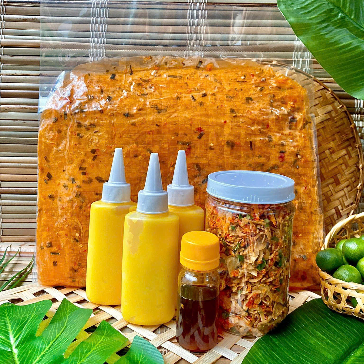 COMBO SIÊU BƠ ( bánh phơi sương hoặc bánh dẻo tôm tuy khách chọn)