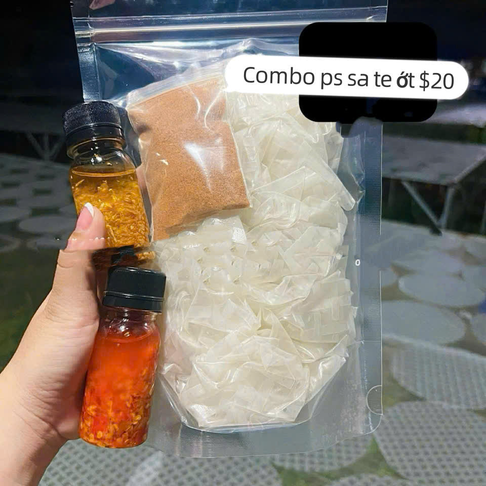 COMBO PHƠI SƯƠNG SATE ỚT