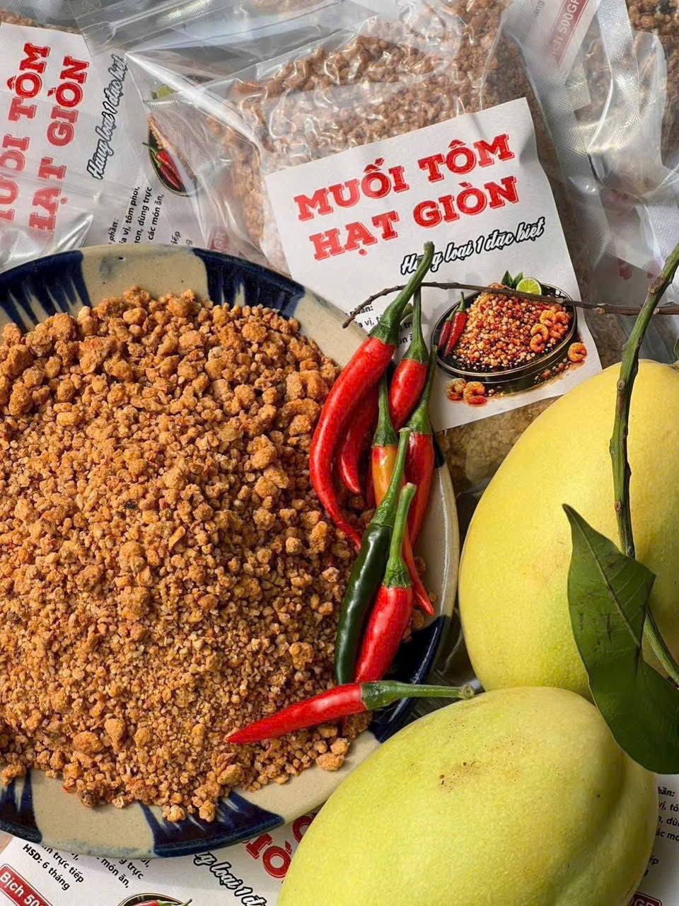 MUỐI TÔM HẠT GIÒN